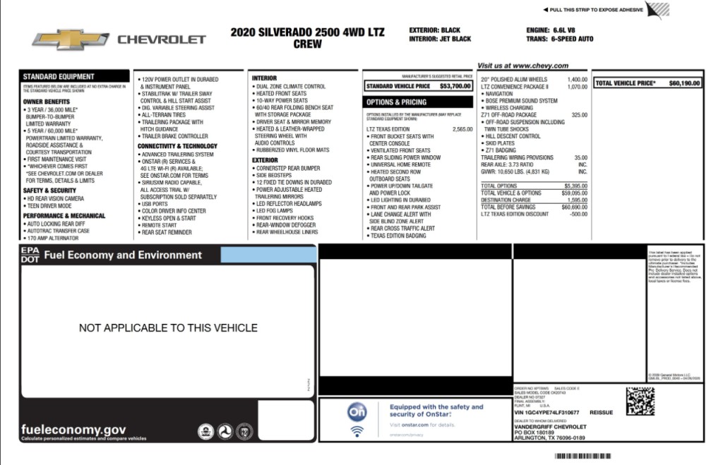 2020 Chevrolet Silverado 1500 Image 4