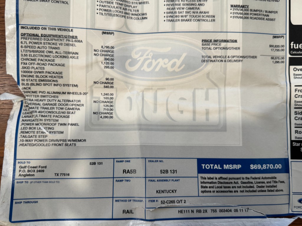 2017 Ford F-250 Image 82