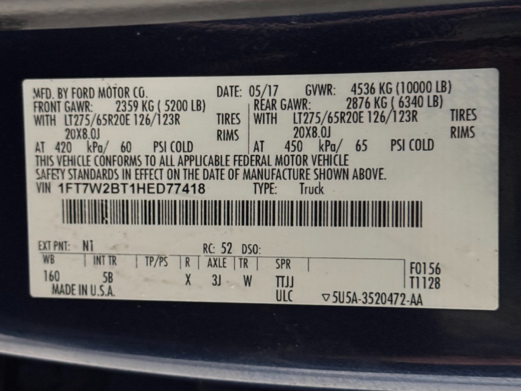 2017 Ford F-250 Image 85