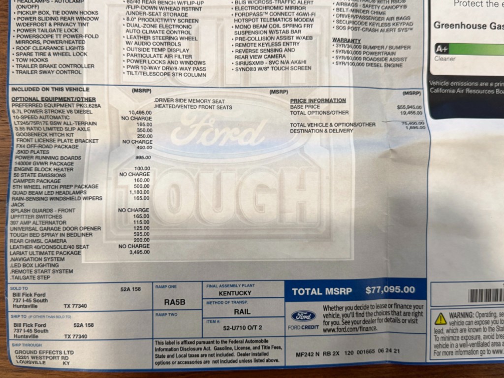 2021 Ford F-350 Image 82