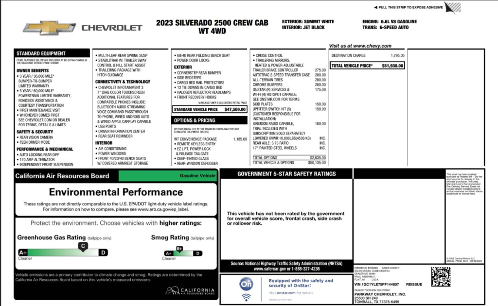 2023 Chevrolet Silverado 1500 Image 3