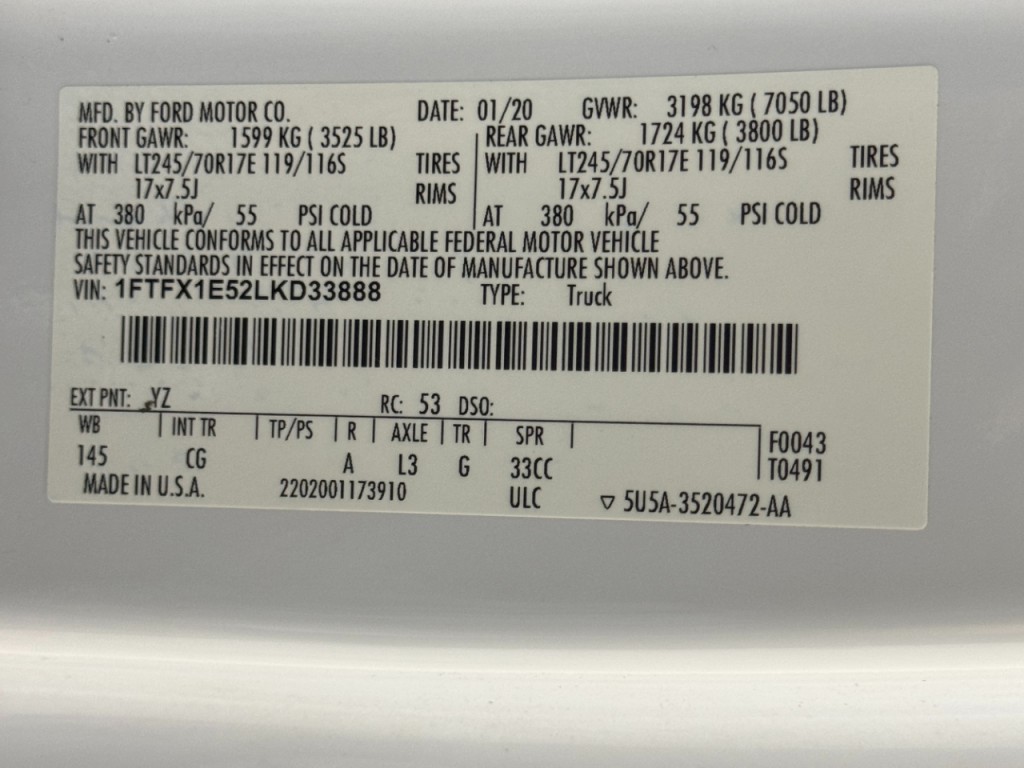 2020 Ford F-150 Image 62