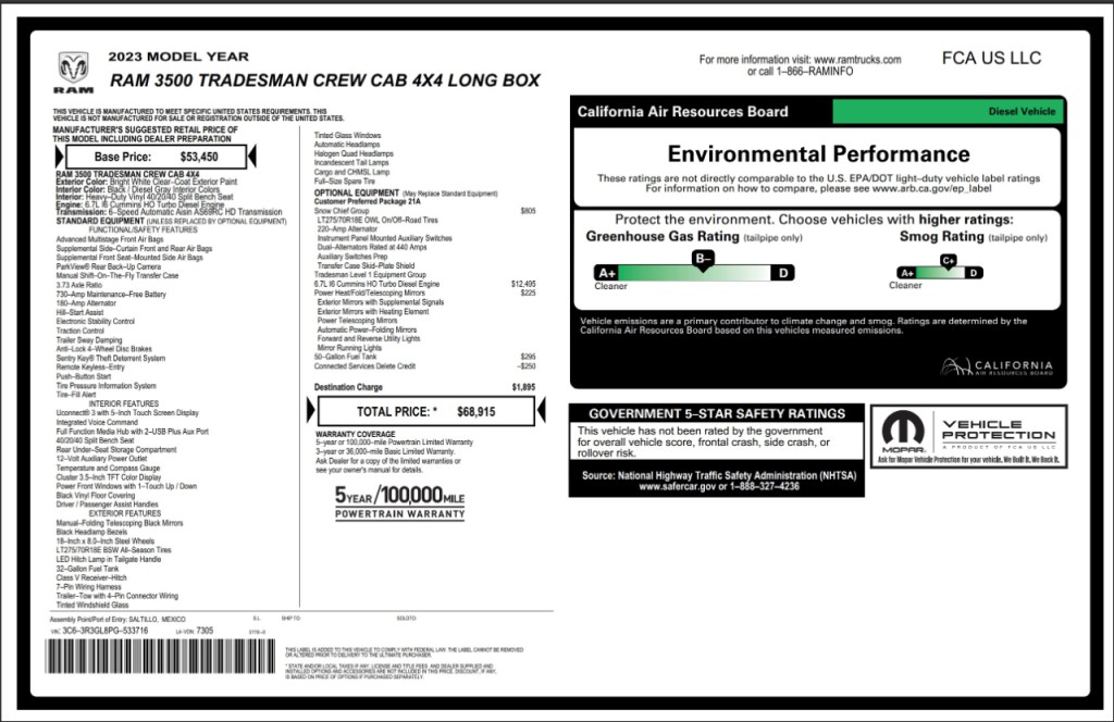 2023 RAM 3500 Image 4