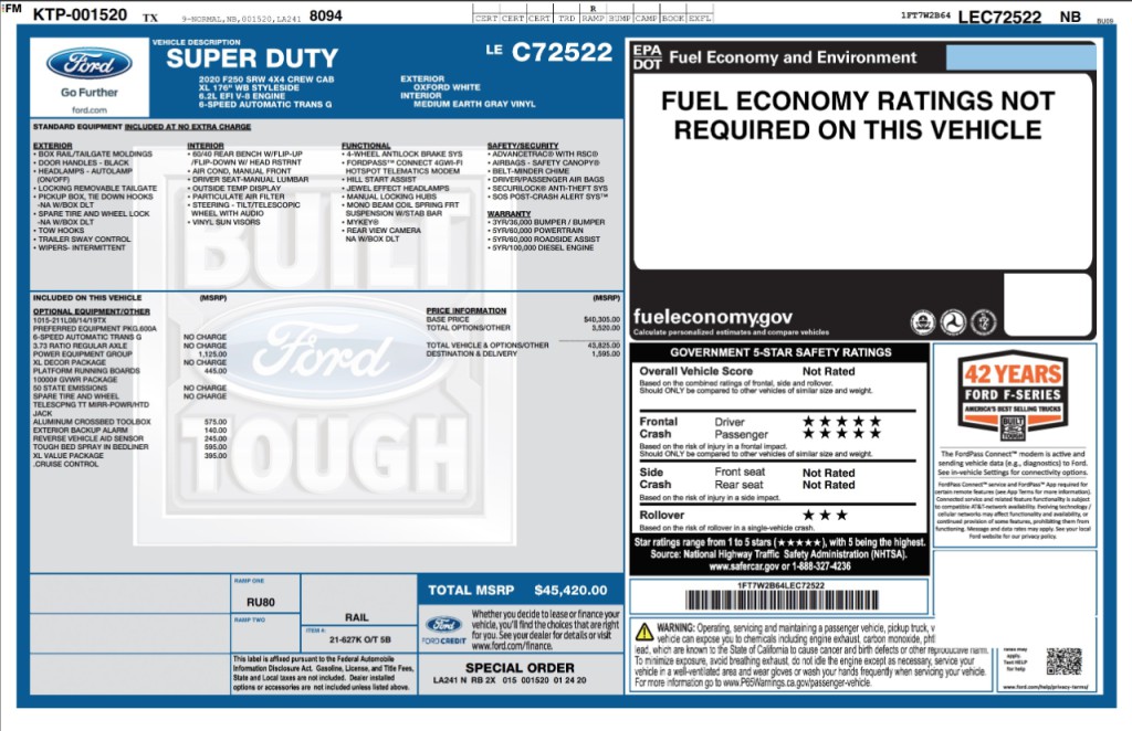 2020 Ford F-250 Image 4