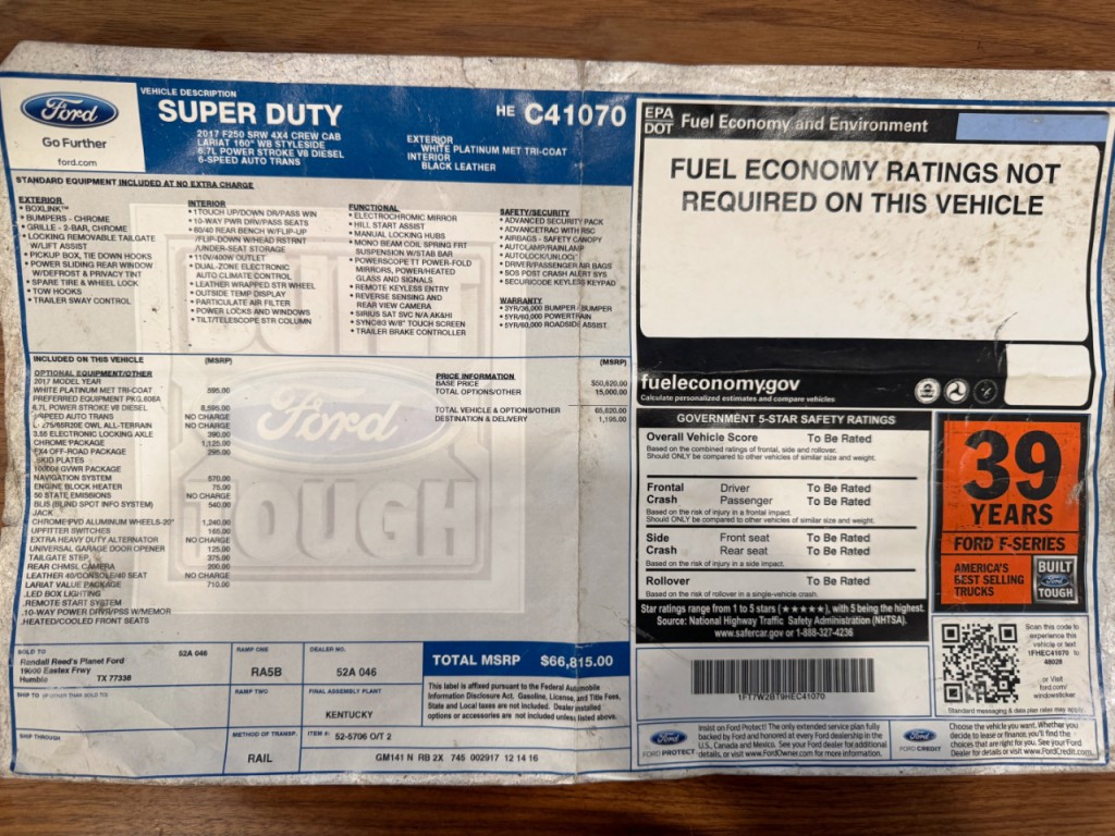 2017 Ford F-250 Image 68