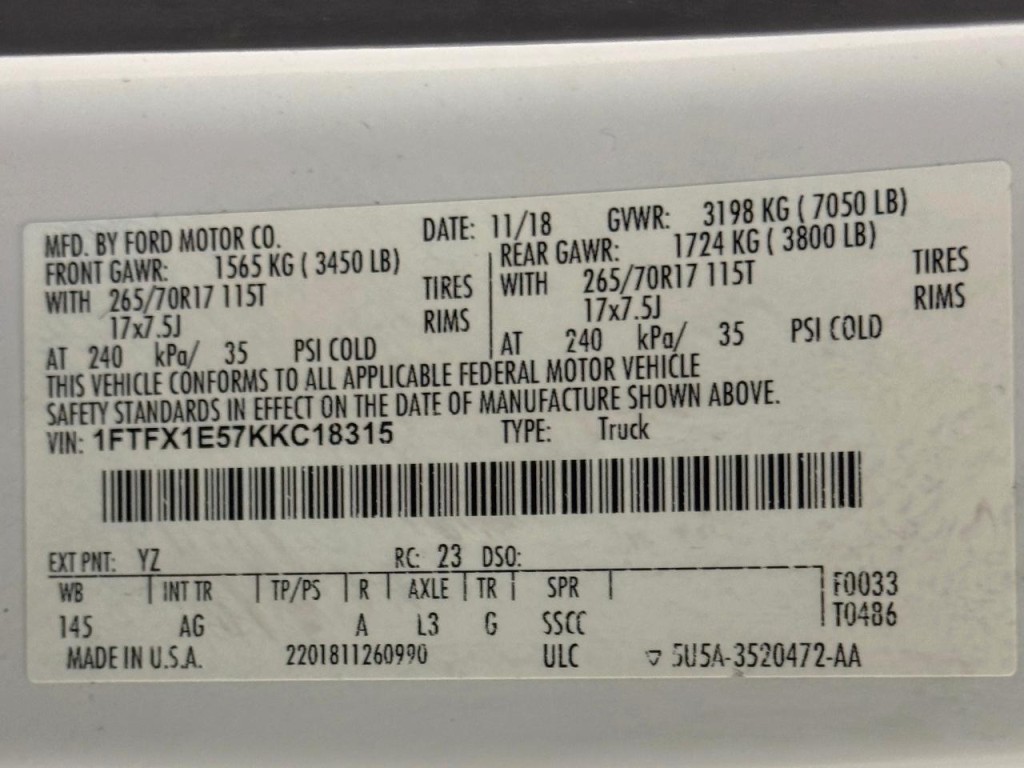 2019 Ford F-150 Image 53