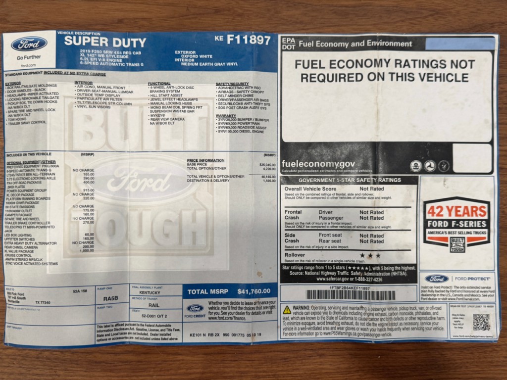 2019 Ford F-250 Image 59