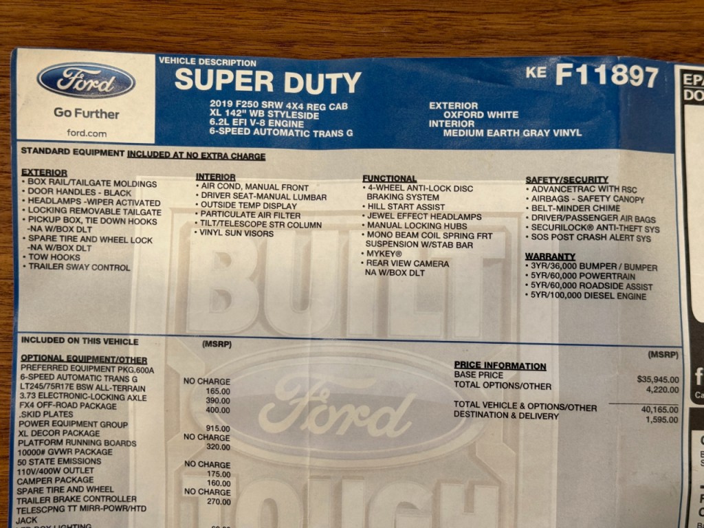 2019 Ford F-250 Image 61