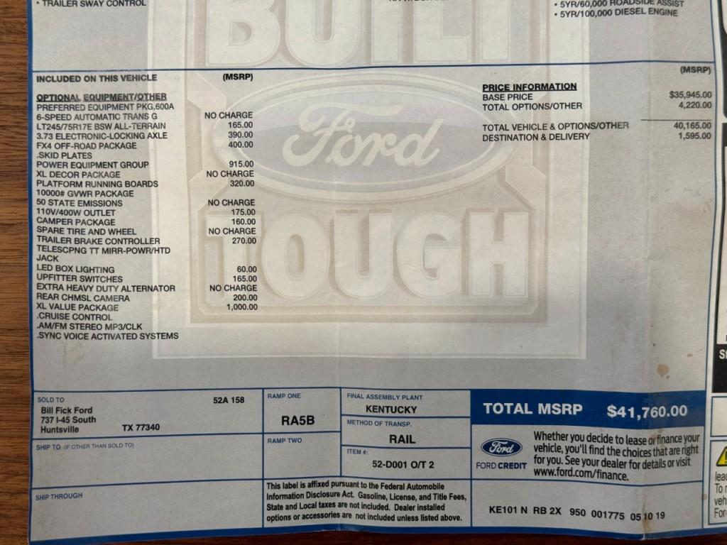 2019 Ford F-250 Image 63