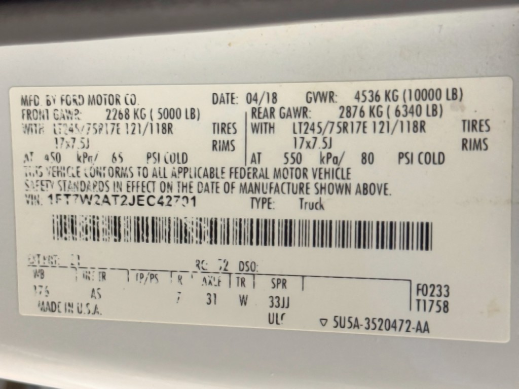 2018 Ford F-250 Image 16