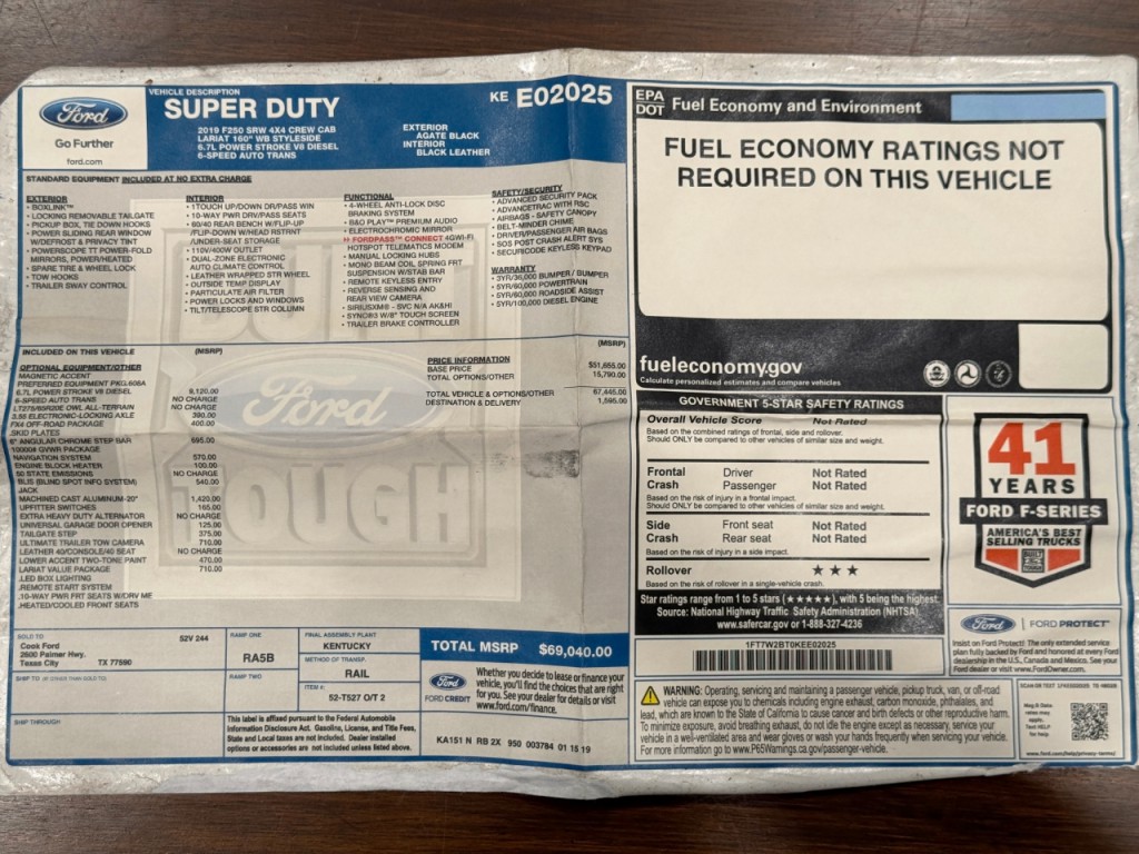 2019 Ford F-250 Image 78