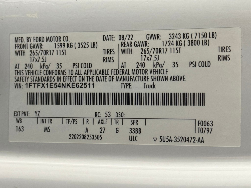 2022 Ford F-150 Image 68