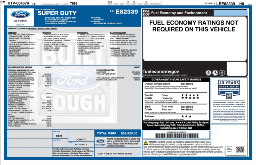 2020 Ford F-250 Image 3