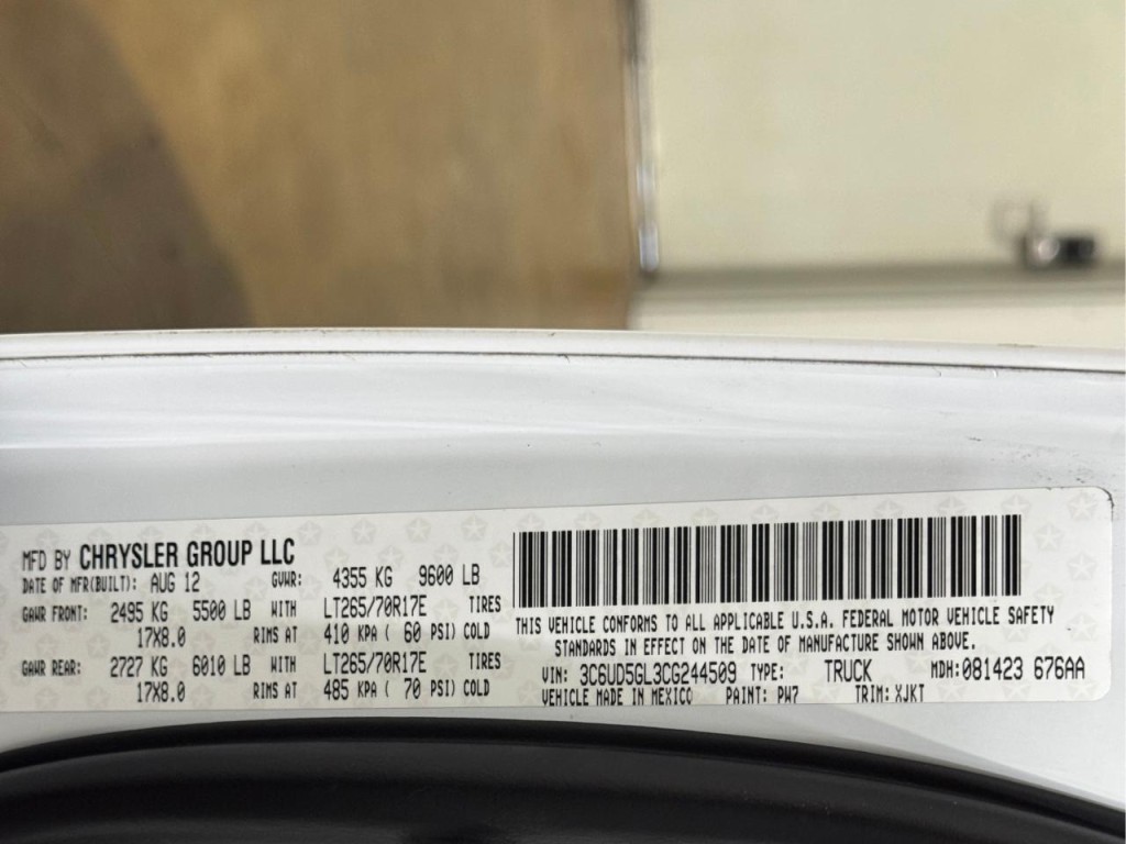 2012 RAM 2500 Image 61