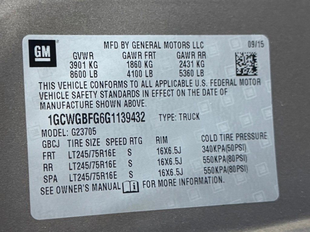 2016 Chevrolet Express Image 50