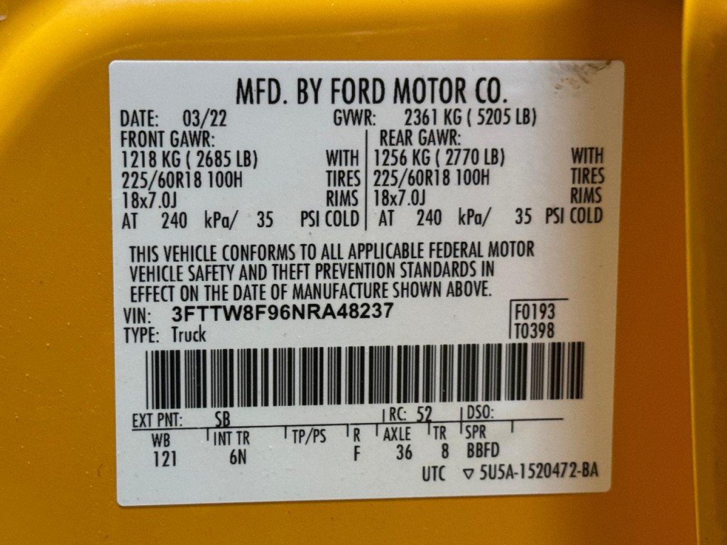 2022 Ford Maverick Image 63