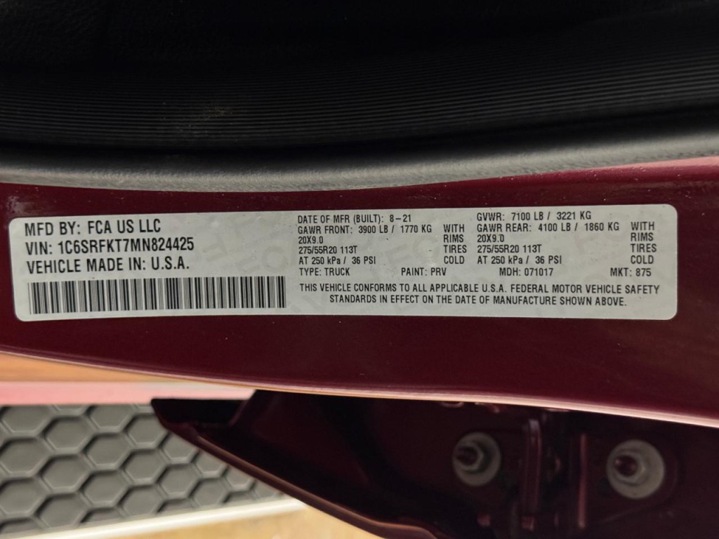 2021 RAM 1500 Image 58