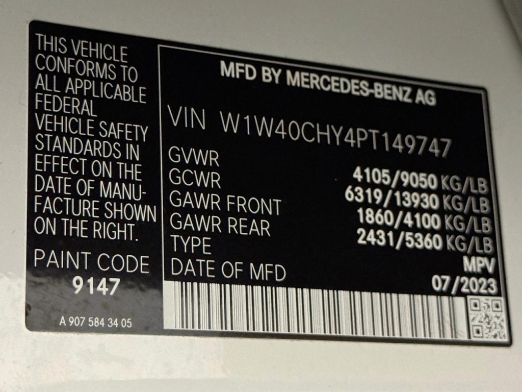 2023 Mercedes-Benz Sprinter Image 75