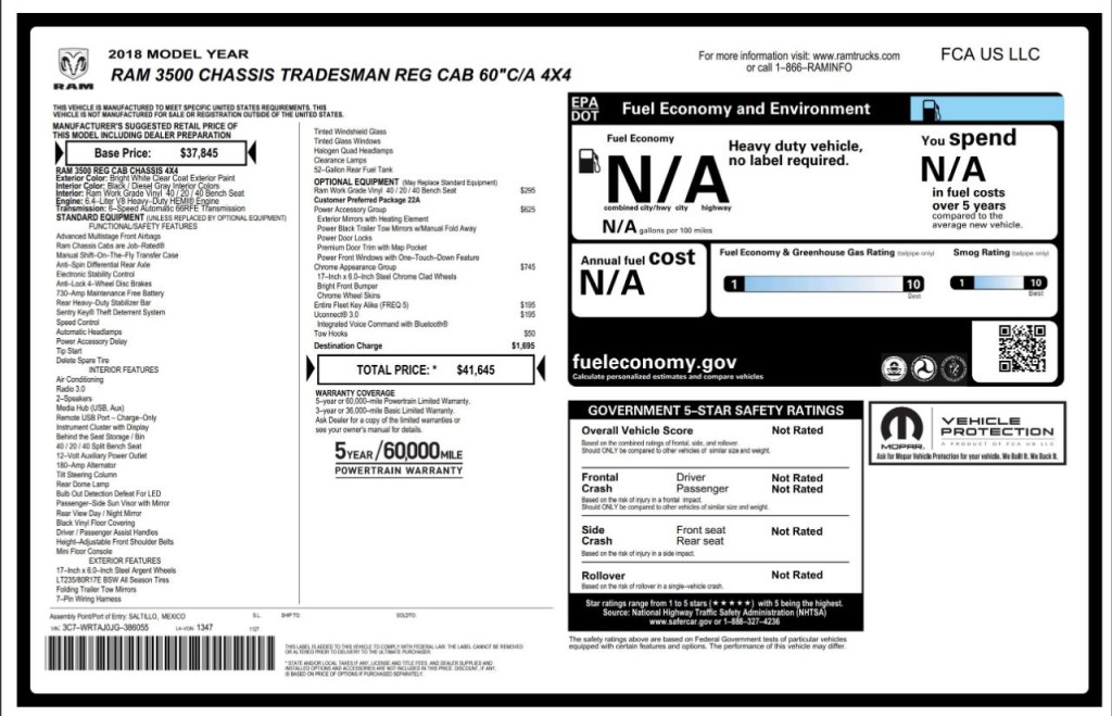 2018 RAM 3500 Image 3