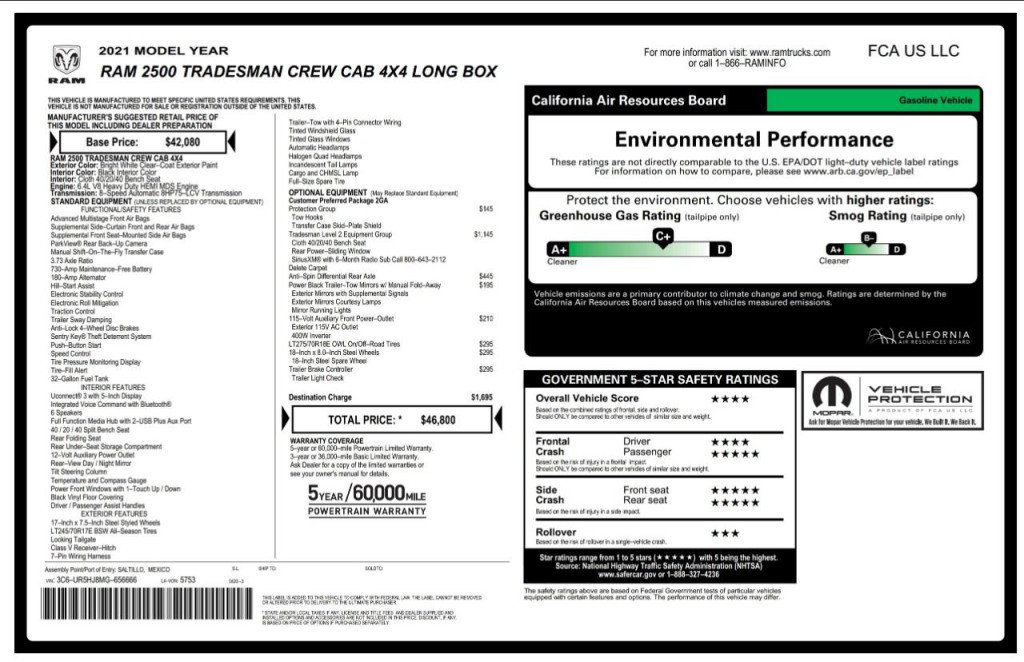 2021 RAM 2500 Image 3