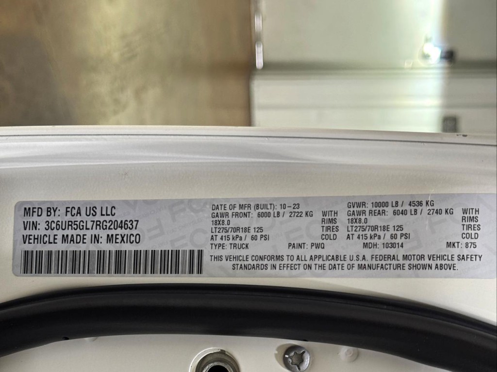 2024 RAM 2500 Image 105