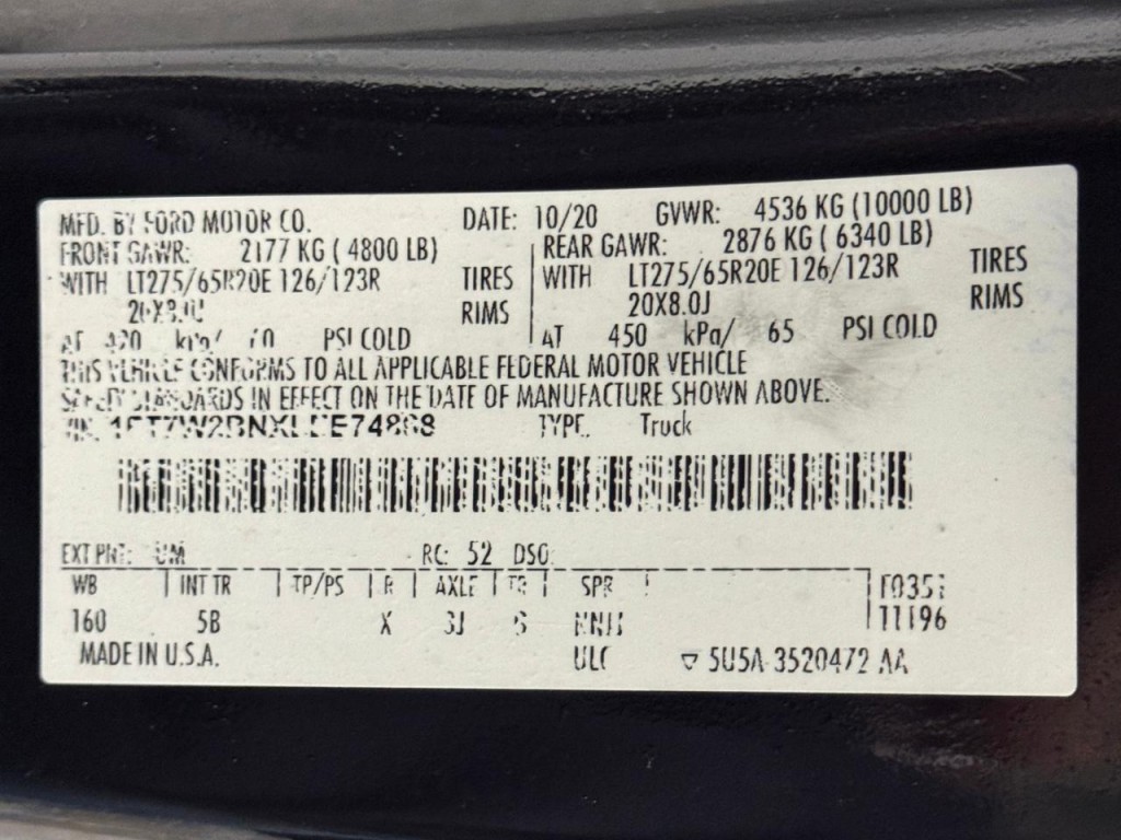 2020 Ford F-250 Image 68