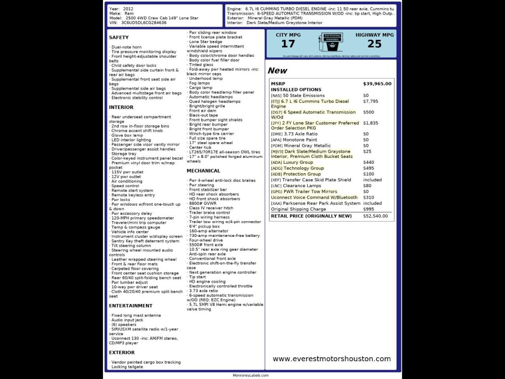 2012 RAM 2500 Image 43