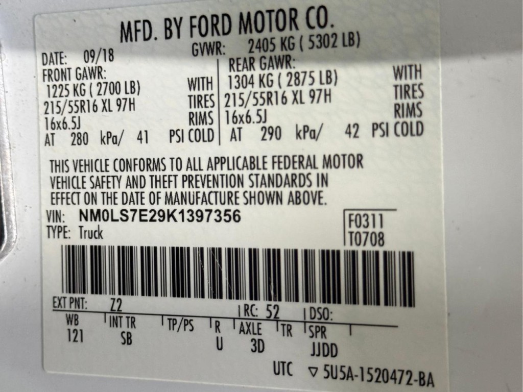 2019 Ford Transit Connect Image 48