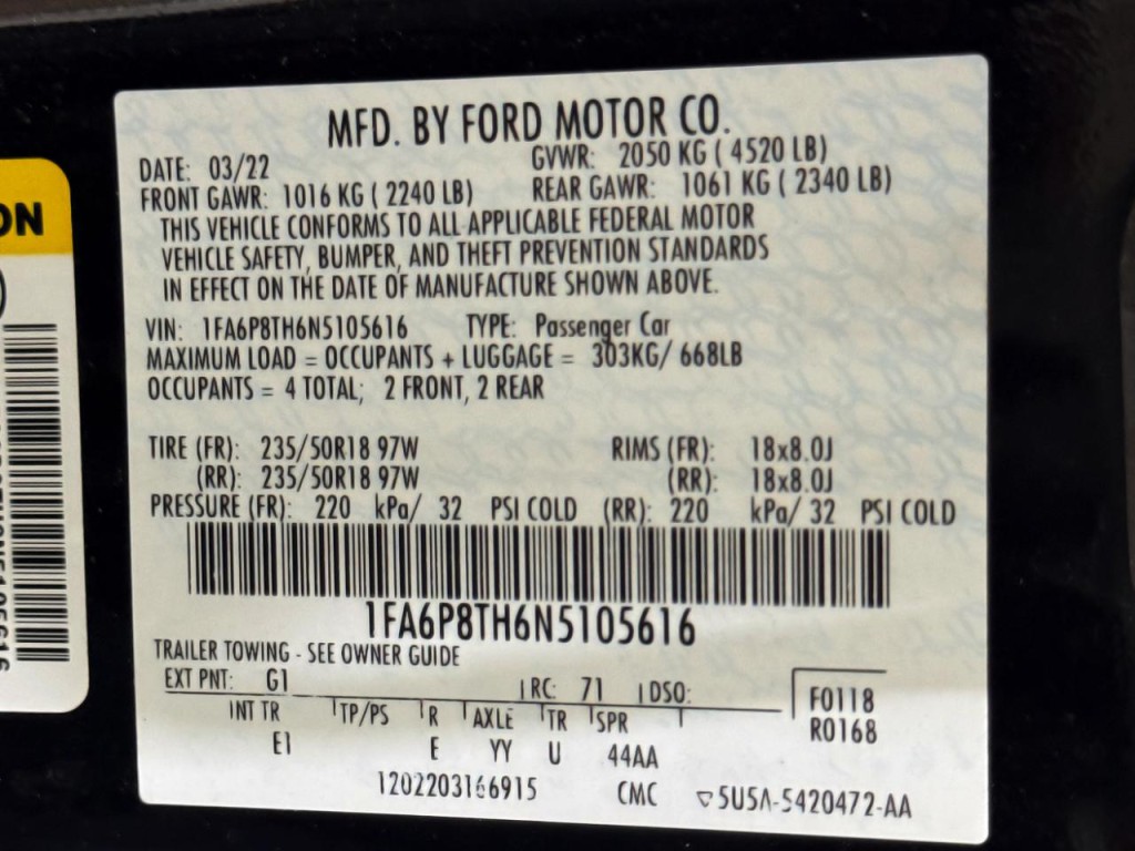 2022 Ford Mustang Image 40