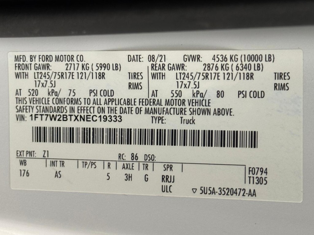 2022 Ford F-250 Image 19