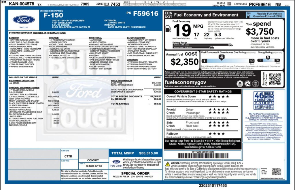 2023 Ford F-150 Image 3