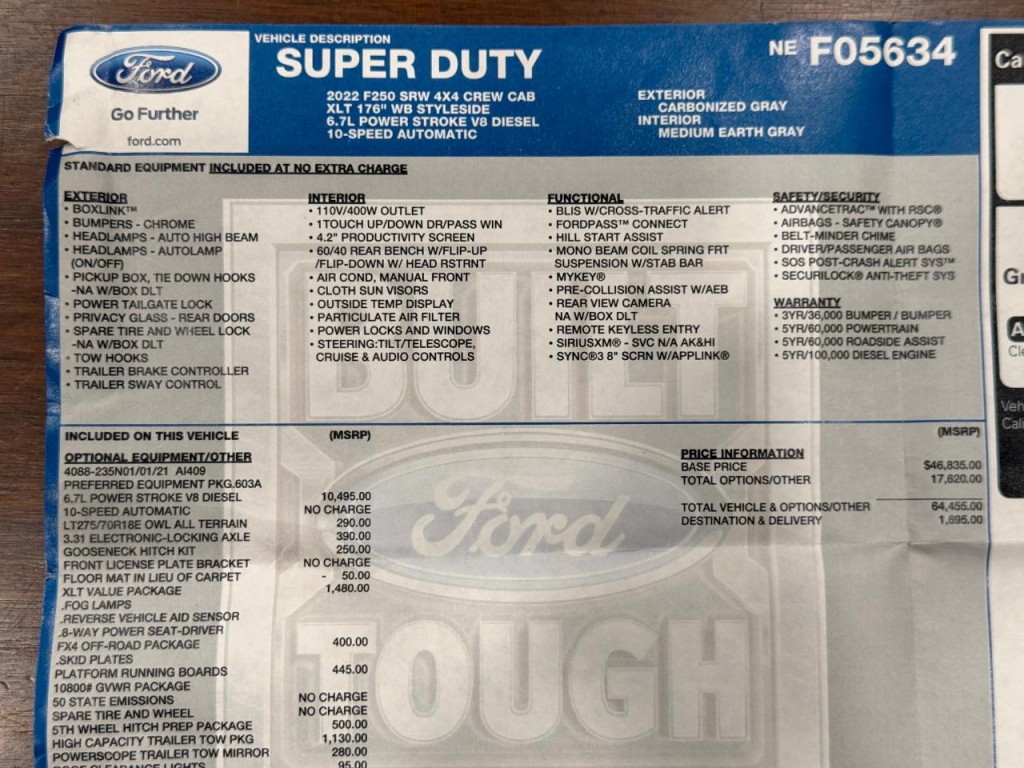 2022 Ford F-250 Image 63