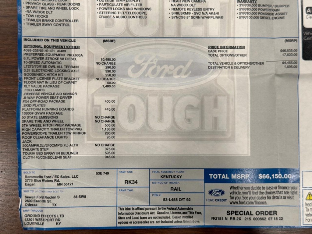 2022 Ford F-250 Image 64