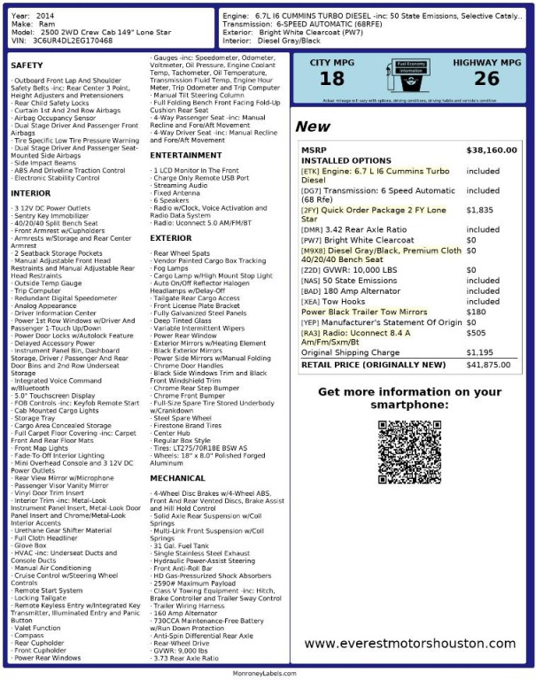 2014 RAM 2500 Image 30