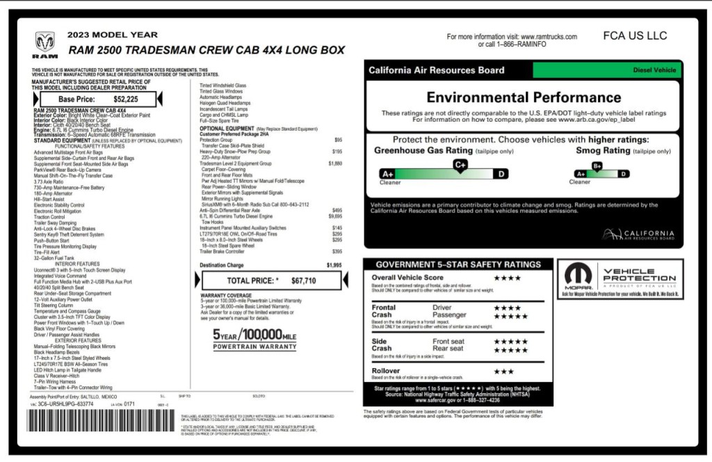 2023 RAM 2500 Image 4