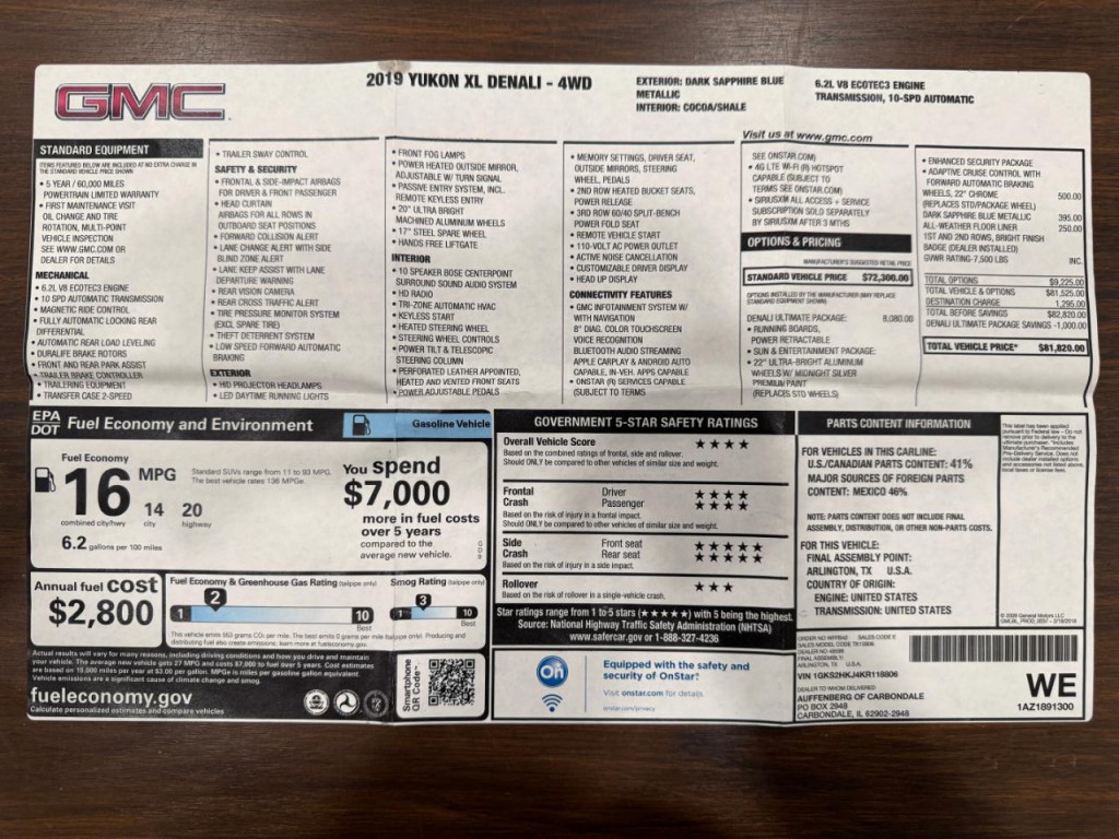 2019 GMC Yukon Image 4