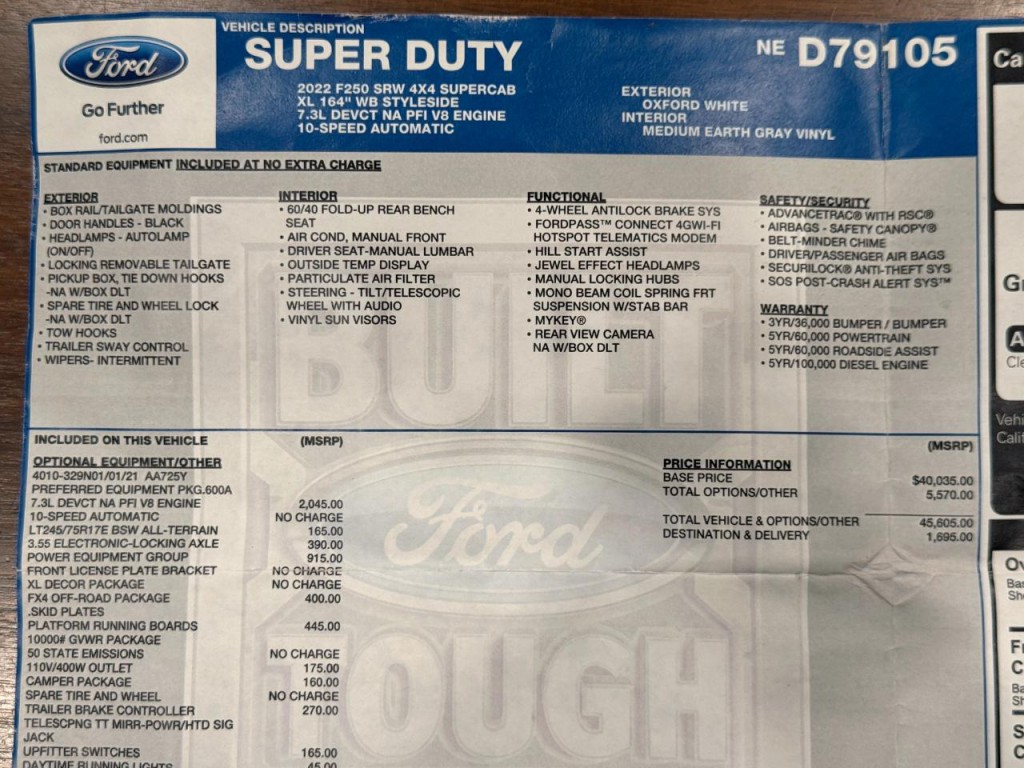 2022 Ford F-250 Image 64