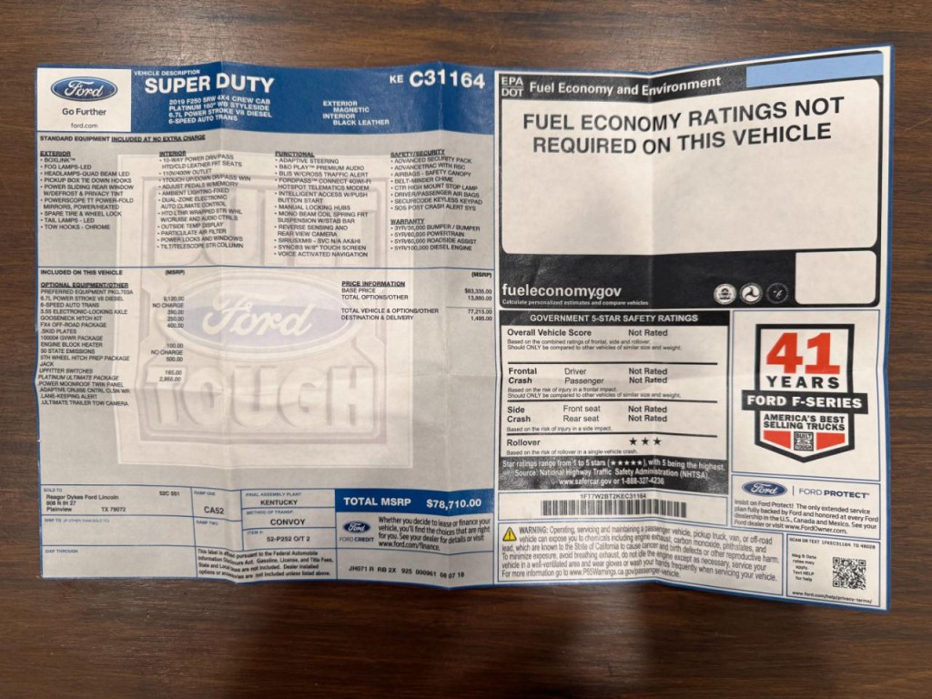 2019 Ford F-250 Image 78
