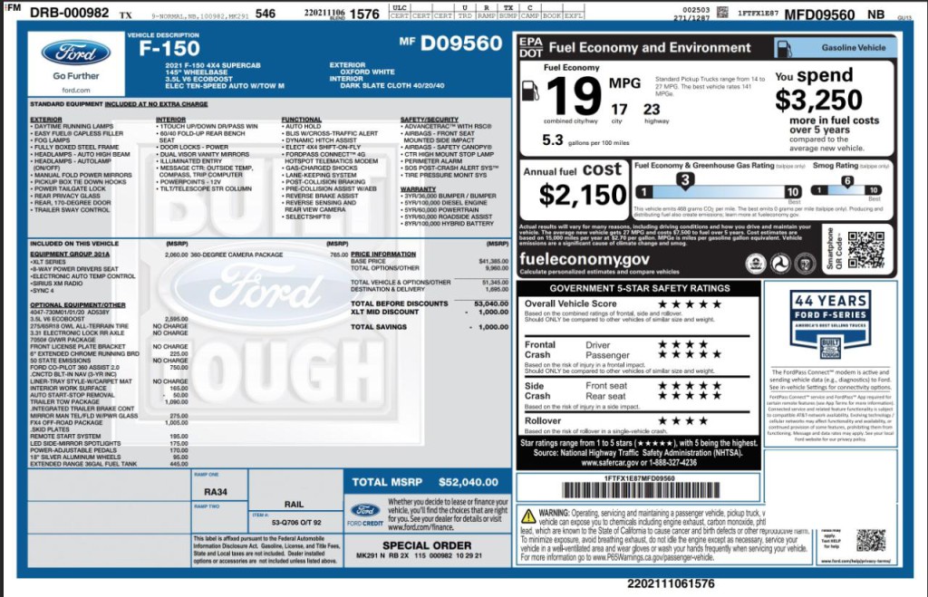 2021 Ford F-150 Image 3