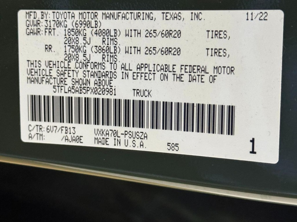 2023 Toyota Tundra Image 35