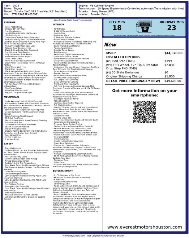 2023 Toyota Tundra Image 36
