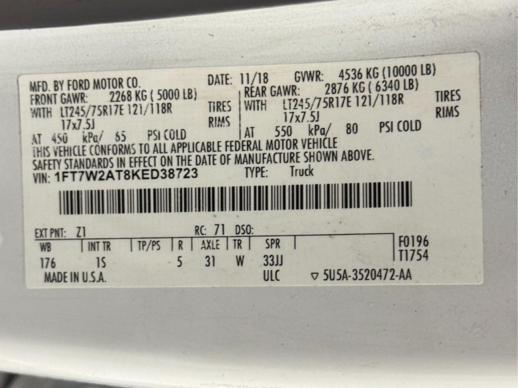2019 Ford F-250 Image 66