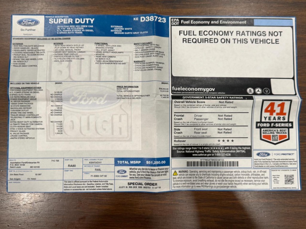 2019 Ford F-250 Image 71