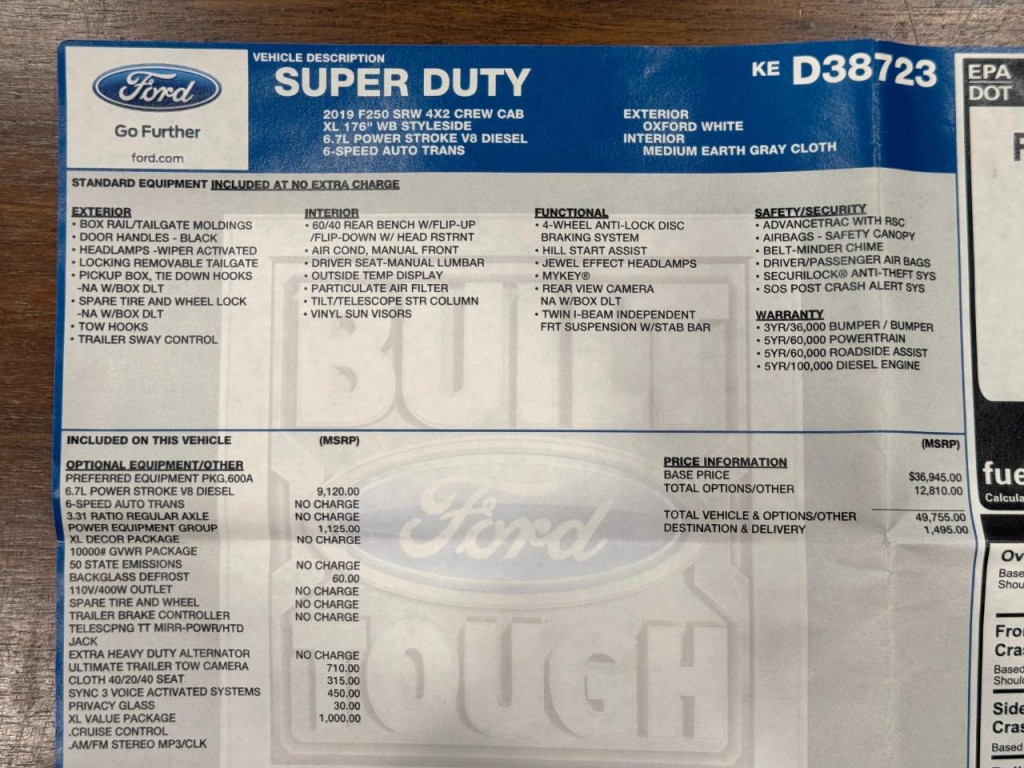 2019 Ford F-250 Image 72