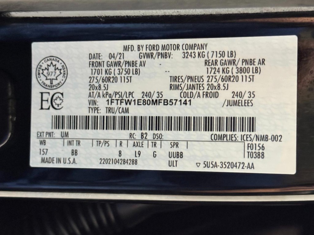 2021 Ford F-150 Image 82