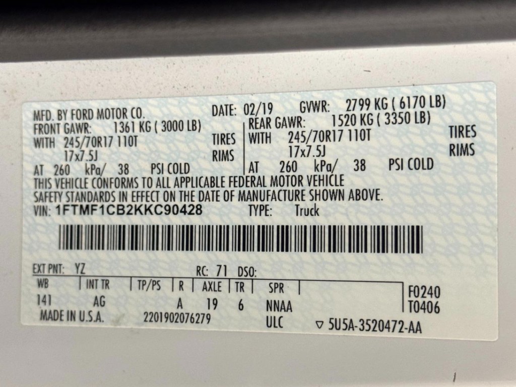 2019 Ford F-150 Image 48