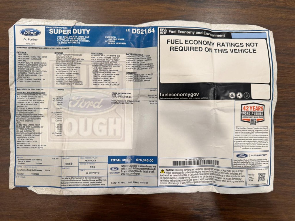 2020 Ford F-250 Image 70