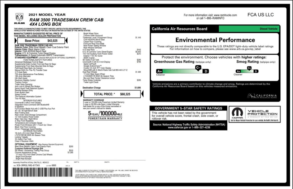 2021 RAM 3500 Image 3