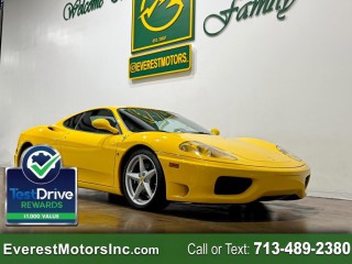 Image for 1999 Ferrari 360 Modena RWD 3.6L V8 YELLOW McIntosh ID: 7444706