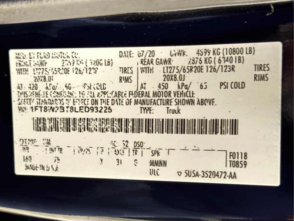 2020 Ford F-250 Image 79